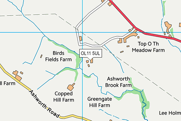 OL11 5UL map - OS VectorMap District (Ordnance Survey)