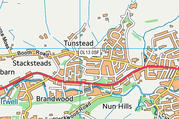 Map of NATALIE STENSON LTD at district scale