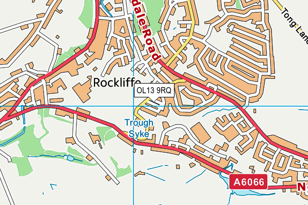 OL13 9RQ map - OS VectorMap District (Ordnance Survey)