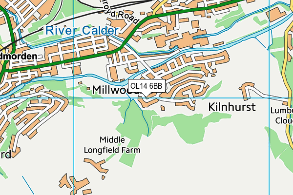 Map of KILNHURST DEVELOPMENTS LIMITED at district scale