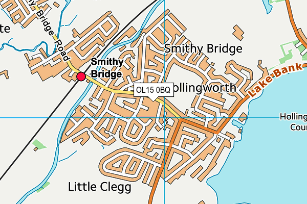 OL15 0BQ map - OS VectorMap District (Ordnance Survey)