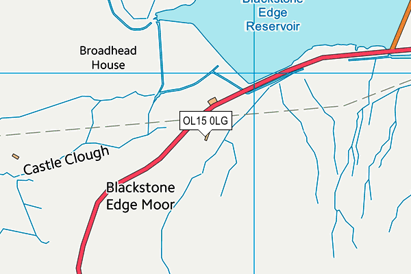 OL15 0LG map - OS VectorMap District (Ordnance Survey)