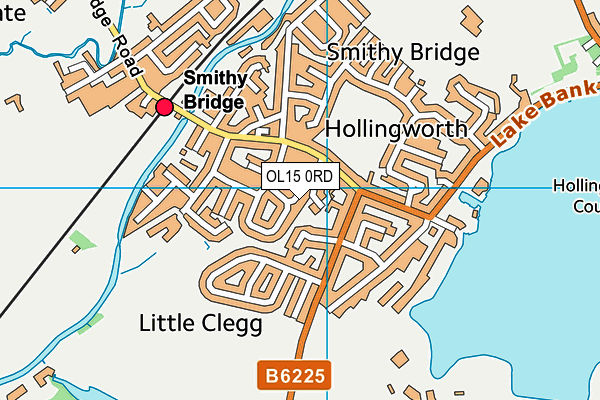 Map of TREVOR GREENWOOD PLUMBING & HEATING LTD at district scale