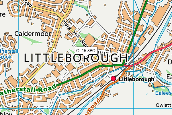 OL15 8BQ map - OS VectorMap District (Ordnance Survey)