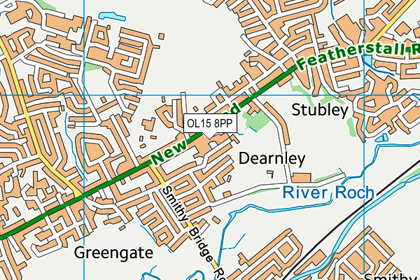 OL15 8PP map - OS VectorMap District (Ordnance Survey)