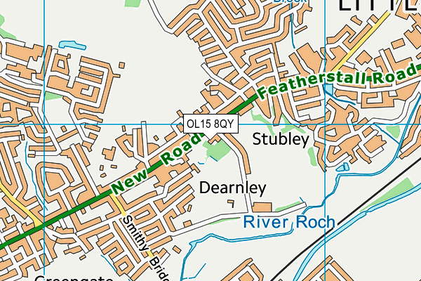 OL15 8QY map - OS VectorMap District (Ordnance Survey)