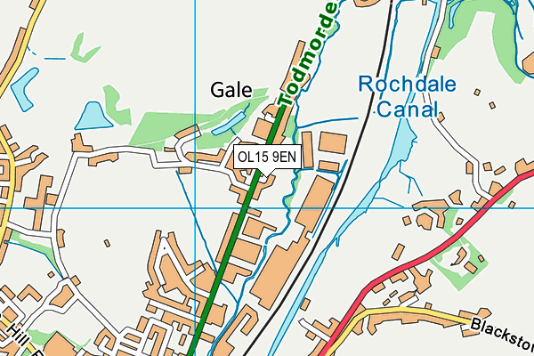 OL15 9EN map - OS VectorMap District (Ordnance Survey)