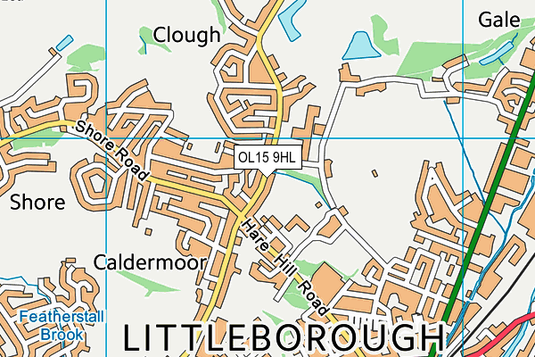 Map of CALDERBROOK CONSULTANCY LTD at district scale
