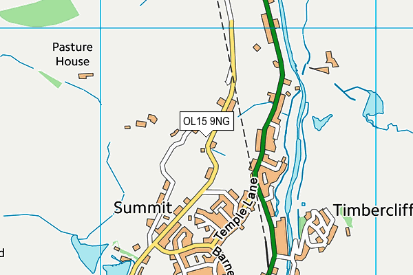 OL15 9NG map - OS VectorMap District (Ordnance Survey)