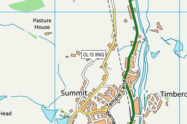 OL15 9NQ map - OS VectorMap District (Ordnance Survey)