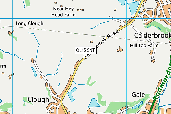 OL15 9NT map - OS VectorMap District (Ordnance Survey)