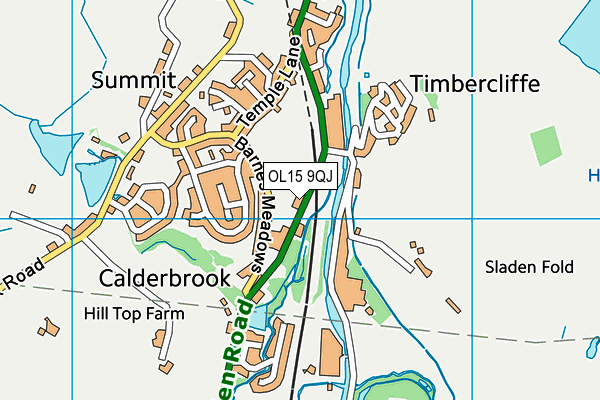 OL15 9QJ map - OS VectorMap District (Ordnance Survey)