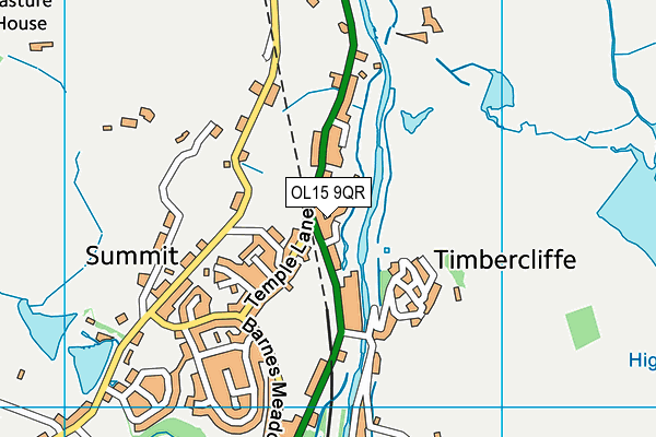 OL15 9QR map - OS VectorMap District (Ordnance Survey)