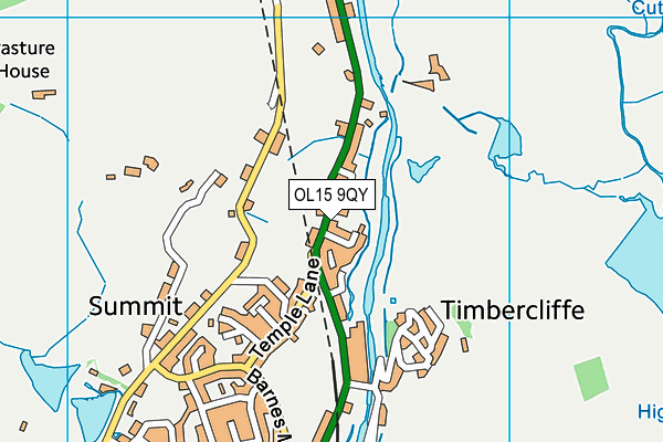 OL15 9QY map - OS VectorMap District (Ordnance Survey)