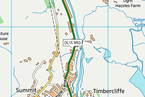 OL15 9RQ map - OS VectorMap District (Ordnance Survey)