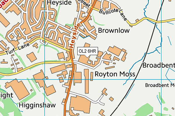 Map of HOWARTH BROTHERS COMMERCIAL SERVICES LIMITED at district scale