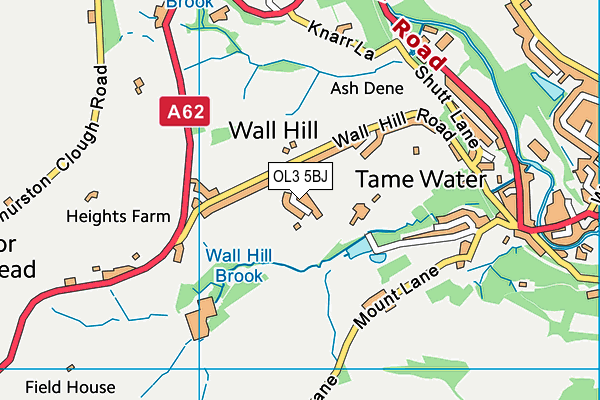 OL3 5BJ map - OS VectorMap District (Ordnance Survey)