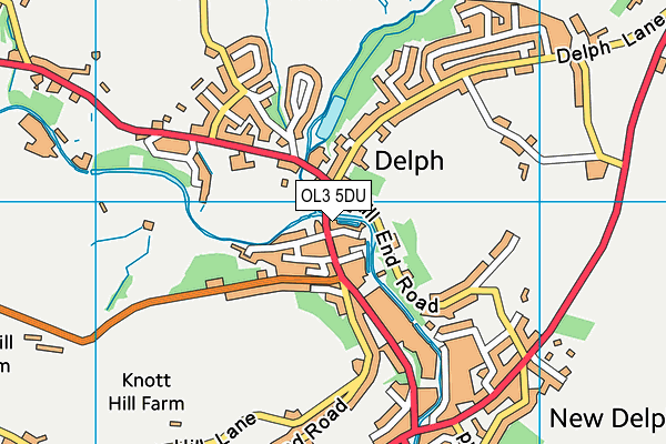 OL3 5DU map - OS VectorMap District (Ordnance Survey)