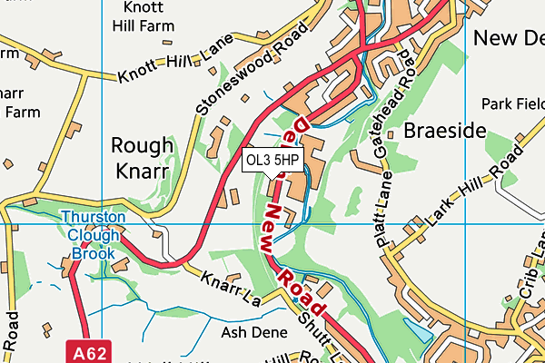 OL3 5HP map - OS VectorMap District (Ordnance Survey)