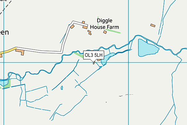 OL3 5LH map - OS VectorMap District (Ordnance Survey)