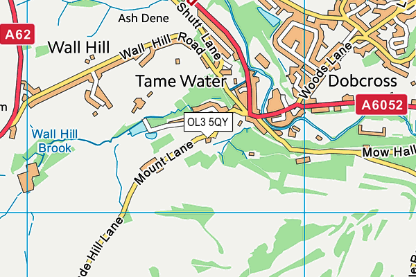 OL3 5QY map - OS VectorMap District (Ordnance Survey)