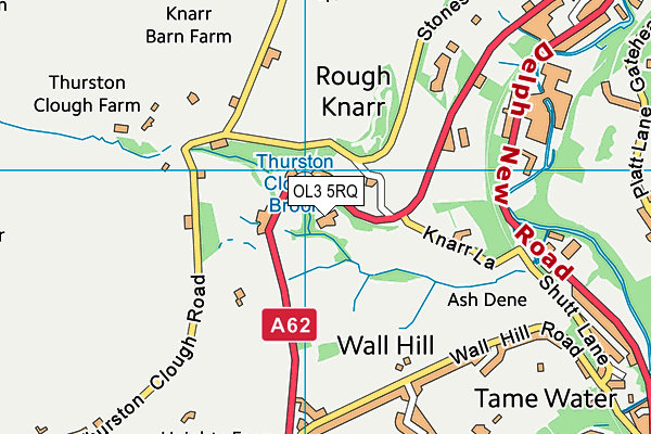 OL3 5RQ map - OS VectorMap District (Ordnance Survey)