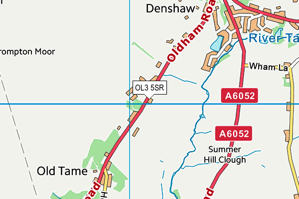 OL3 5SR map - OS VectorMap District (Ordnance Survey)