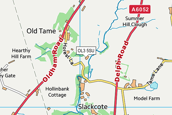 OL3 5SU map - OS VectorMap District (Ordnance Survey)