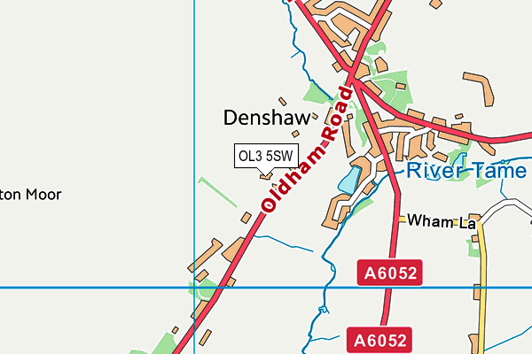OL3 5SW map - OS VectorMap District (Ordnance Survey)
