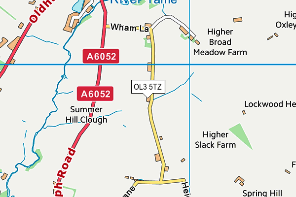 OL3 5TZ map - OS VectorMap District (Ordnance Survey)