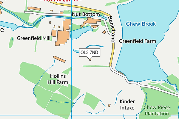 OL3 7ND map - OS VectorMap District (Ordnance Survey)