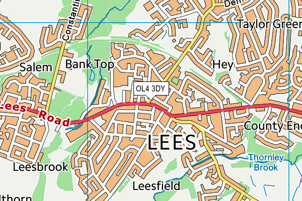 Map of LEES BACARO LTD at district scale
