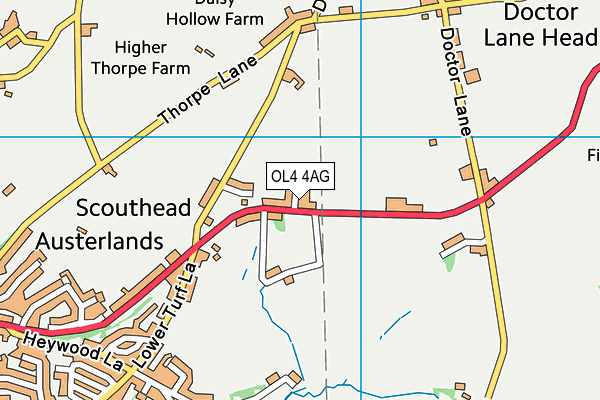 Map of LEE BOOTH LTD at district scale