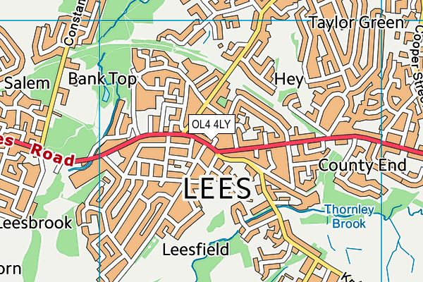 Map of CHEEKY BEDS LIMITED at district scale