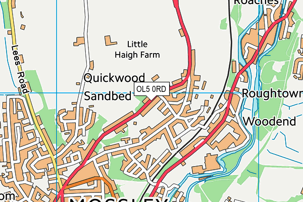 Map of L J MCCANCE LTD at district scale