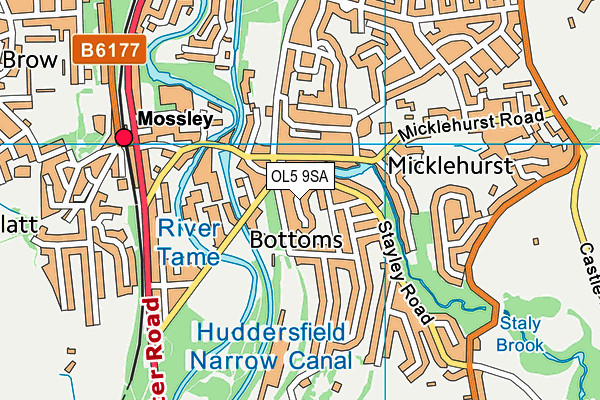 Map of HPS HAMILTON PROFESSIONAL SERVICES LTD at district scale