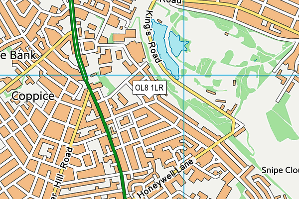 Map of LAND OF NOD LTD at district scale