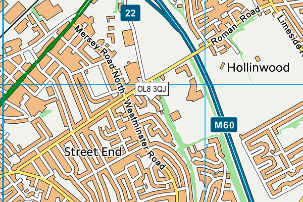 Map of FAILSWORTH & HOLLINWOOD INDEPENDENT MORTGAGES LTD at district scale