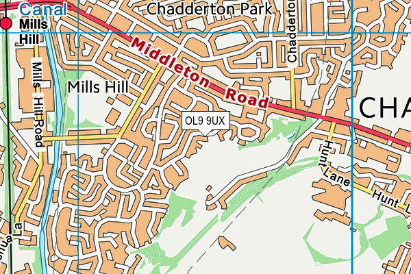Map of CHADDERTON TOGETHER 2019 LIMITED at district scale