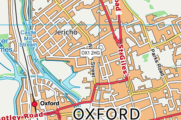 Map of OXFORD LIVES LTD at district scale