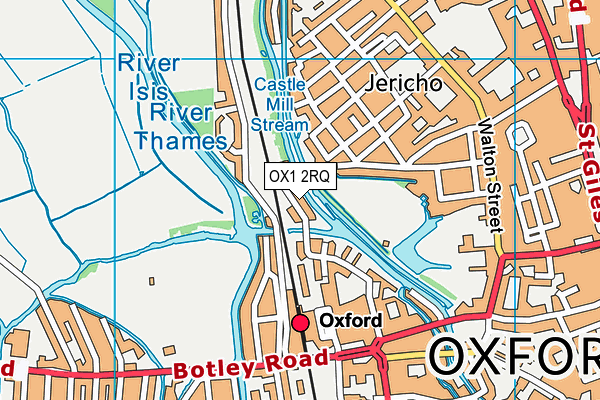 Map of EAST STREET STUDIO OXFORD LIMITED at district scale