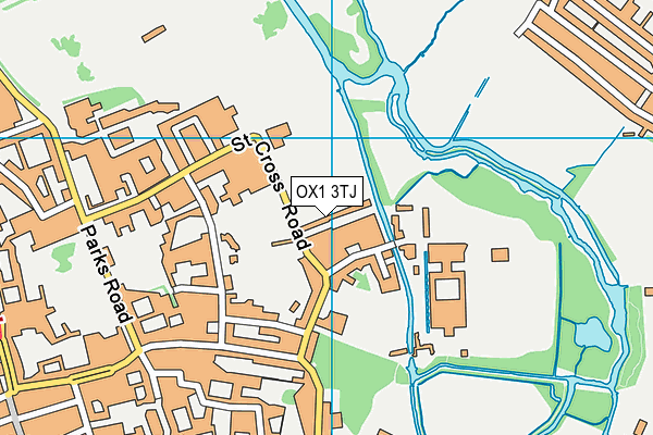 OX1 3TJ map - OS VectorMap District (Ordnance Survey)