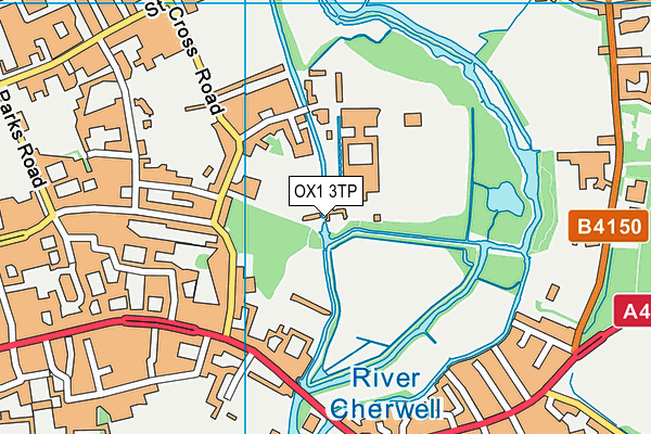 OX1 3TP map - OS VectorMap District (Ordnance Survey)