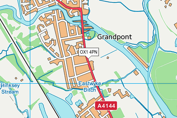 OX1 4PN map - OS VectorMap District (Ordnance Survey)