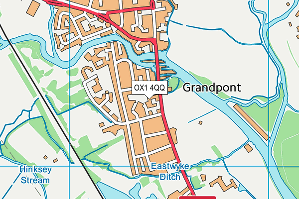 OX1 4QQ map - OS VectorMap District (Ordnance Survey)
