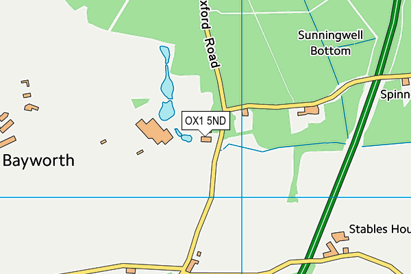 Chandlings School map (OX1 5ND) - OS VectorMap District (Ordnance Survey)