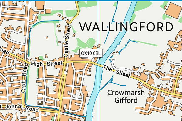 Map of TAWALLINGFORD LLP at district scale