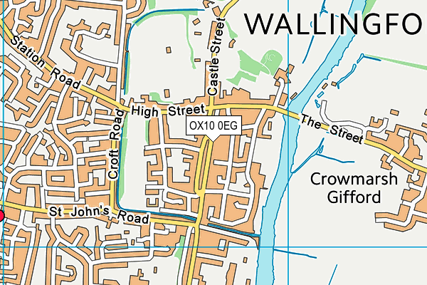 Map of CORN EXCHANGE WALLINGFORD LTD at district scale