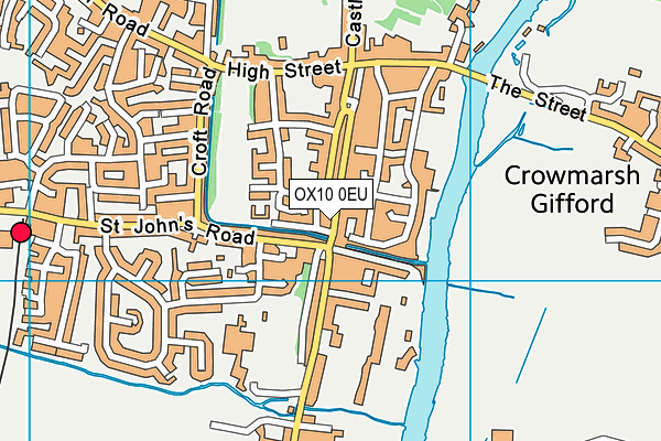 OX10 0EU map - OS VectorMap District (Ordnance Survey)