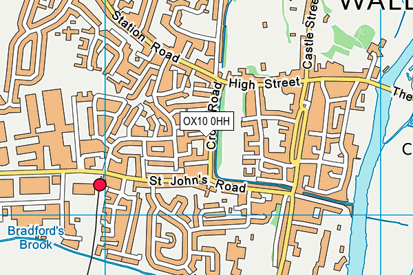 OX10 0HH map - OS VectorMap District (Ordnance Survey)